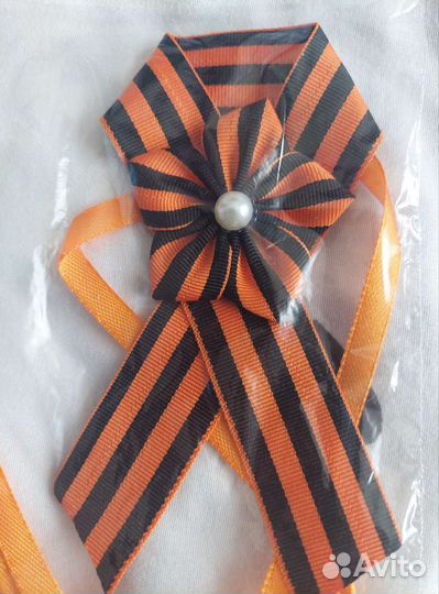 Георгиевская лента брошь, можно на машину