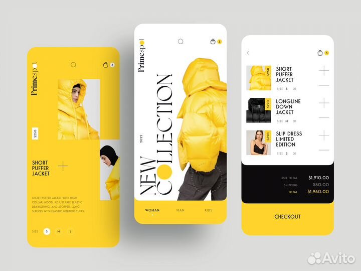 Разработка мобильных приложений, web сервисов, MVP