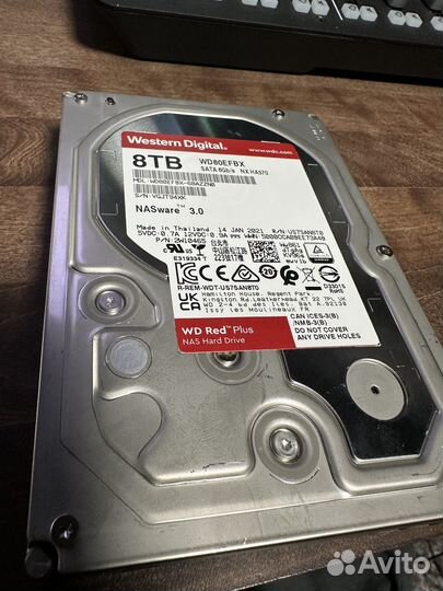 Жесткий диск 8 тб wd red plus