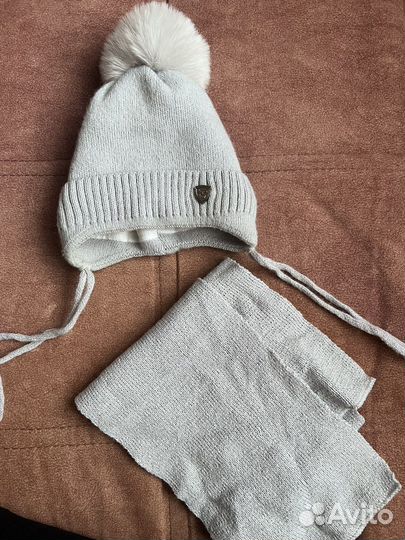 Комплект шапка, шарф