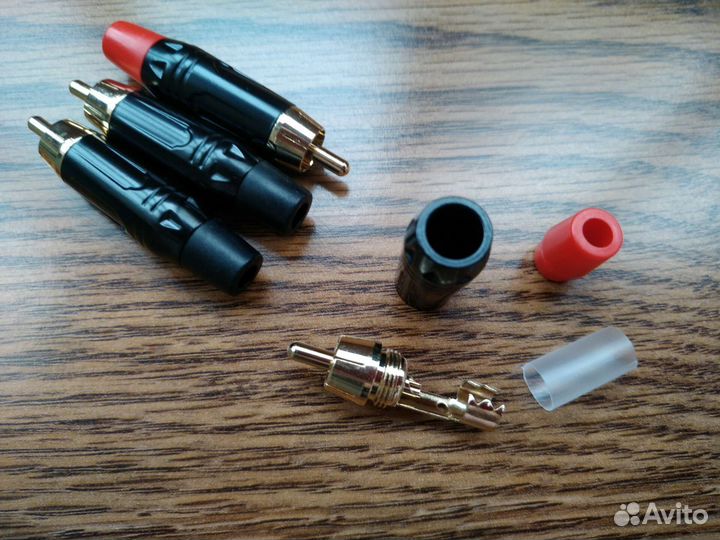 Разъемы RCA новые 4шт