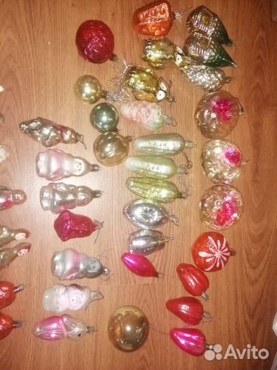 Елочные игрушки СССР по 70