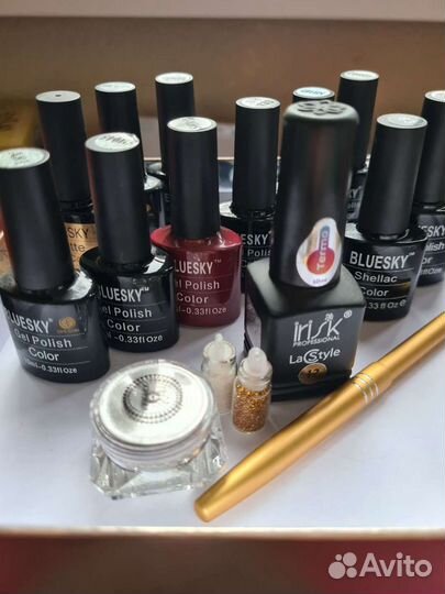 Маникюрный набор с лампой