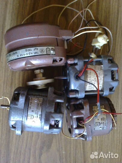 Электродвигатели от старых СССР магнитофонов