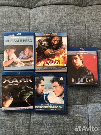 Диски лицензионные Blu-ray, DVD, фильмы, мультики