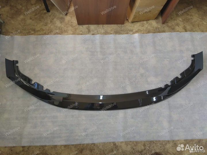 Сплиттер BMW 5 G30 M-Performance дорест черный