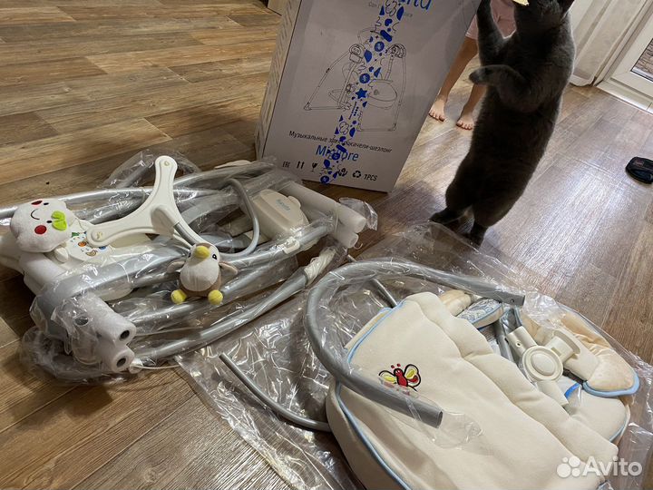 Электрокачели шезлонг Nuovita