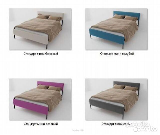 Кровать 1400 Стандарт Мини с ортопедическим основа