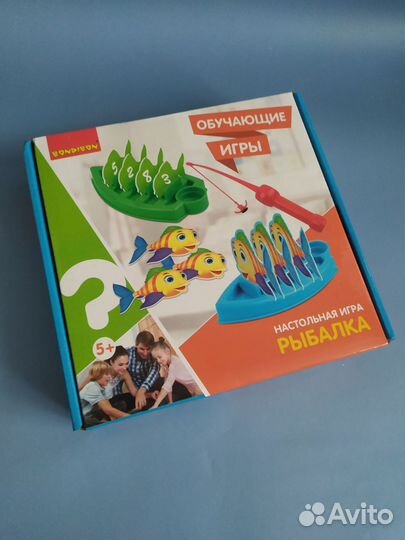 Настольная обучающая игра Рыбалка бондибон