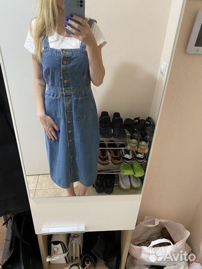 Джинсовый сарафан