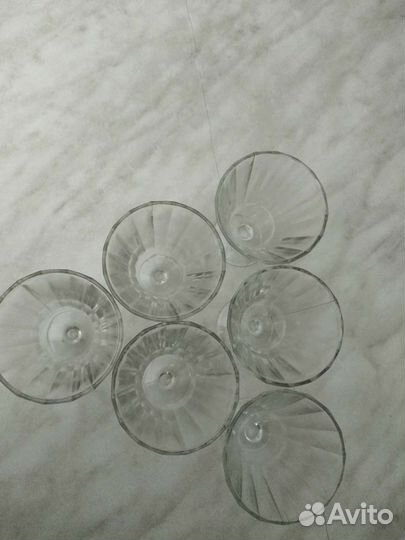 Ваза конфетница, Рюмки-лафитники