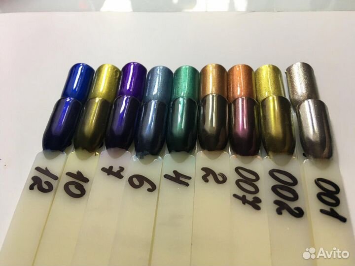 Втирка, пигмент для дизайна ногтей