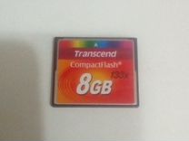 Карта памяти transcend compact flash standard ts8gcf133 8gb