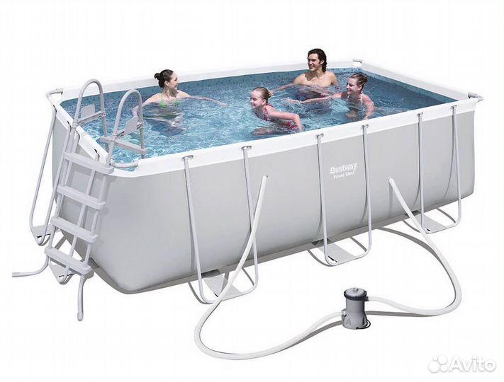 Каркасный бассейн bestway 412*201*122
