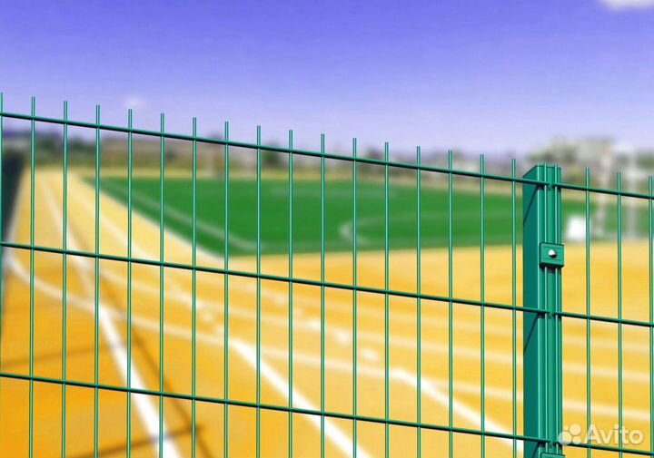 Заборы из 2D сетки под ключ новые доставка