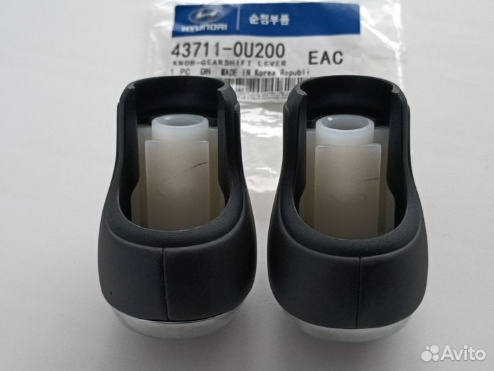 Кожаная ручка кпп Hyundai Solaris 2