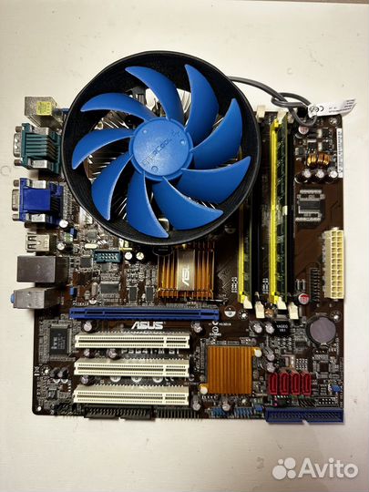 Материнская плата socket 775 + CPU + RAM