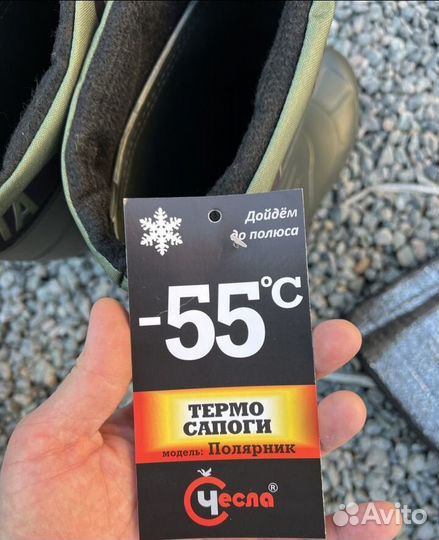 Термо сапоги с чулком зима Полярник Эва -55