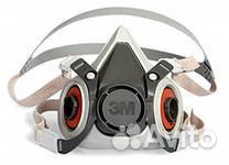 Полумаска 3M 6200 резиновая, средняя