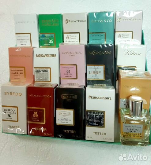 Тестеры женские и мужские