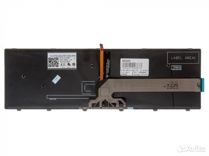 Клавиатура для ноутбука Dell Inspiron 15-3000, 15