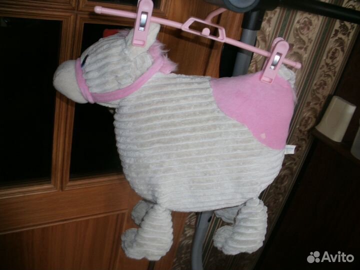 Подушка детская лошадка в колпаке