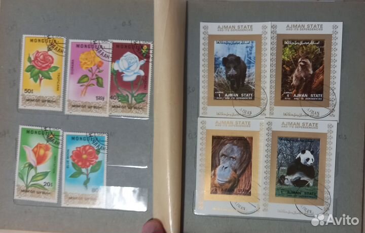 Альбом с марками (Флора-Фауна)