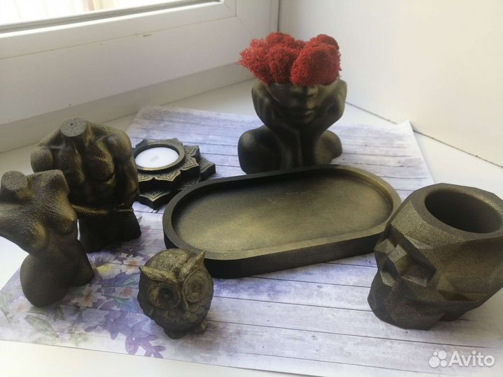 Изделия из гипса для декора