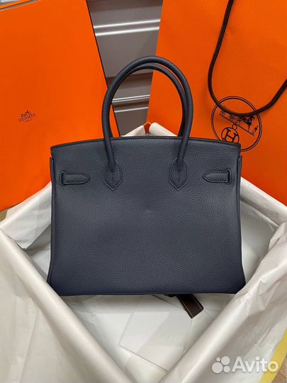 Сумка Hermes Birkin 30 синяя