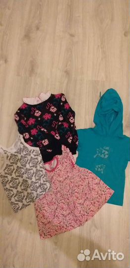 Вещи пакетом для девочки 100-120