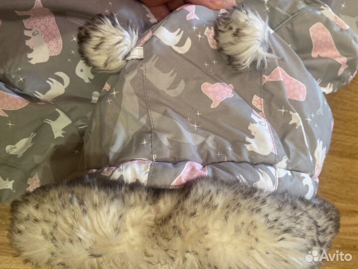 Зимний комбинезон для девочки 104