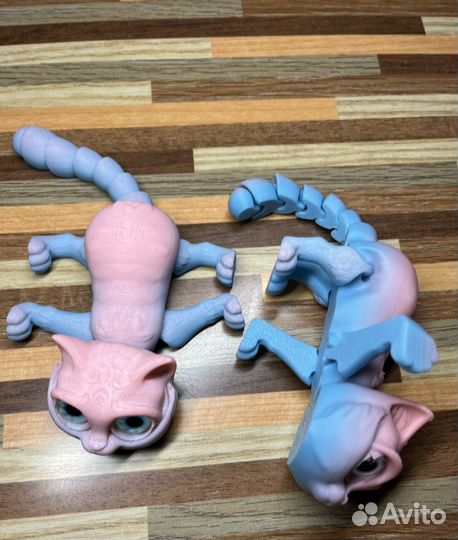 Игрушка 3D подвижная, Котики