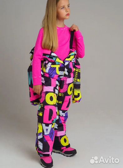 Зимний комбинезон для девочки на рост 158 см