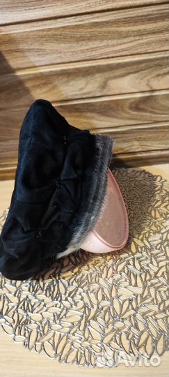 Берет замша женский