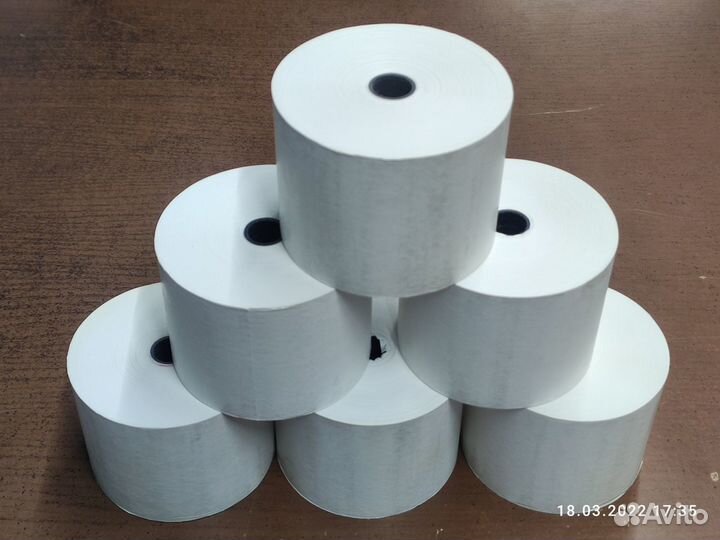 Чековая лента 57мм намотка 80м термо