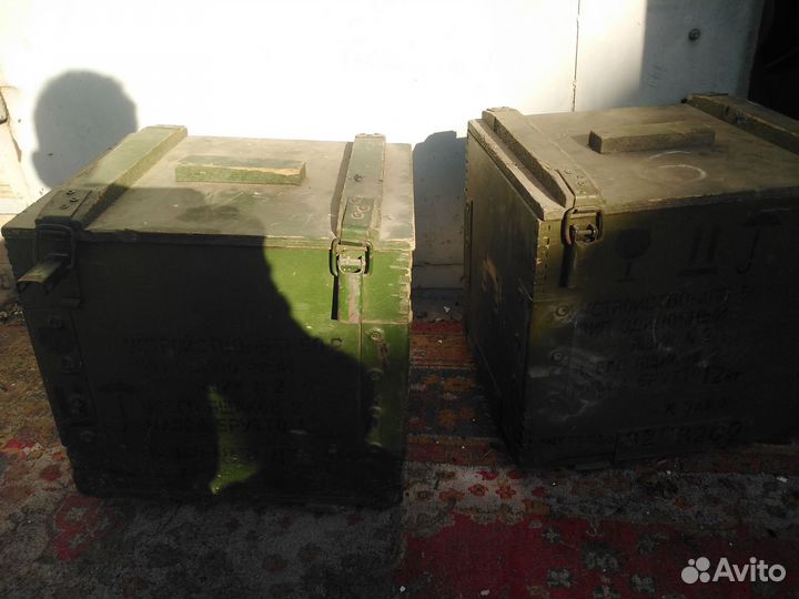 Ящики военные. Цена за оба