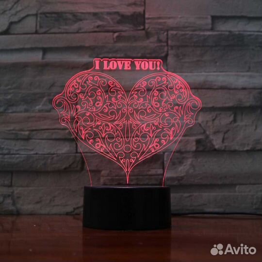 Лампа настольная светодиодная, светильник, ночник