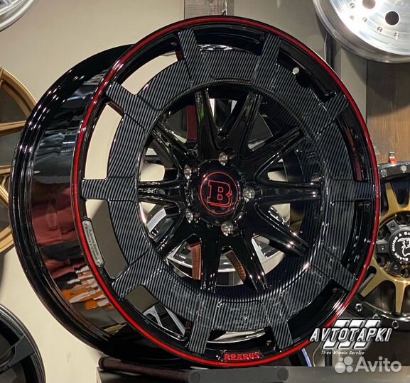 Диски для G кдасс r23 brabus rocket carbon red