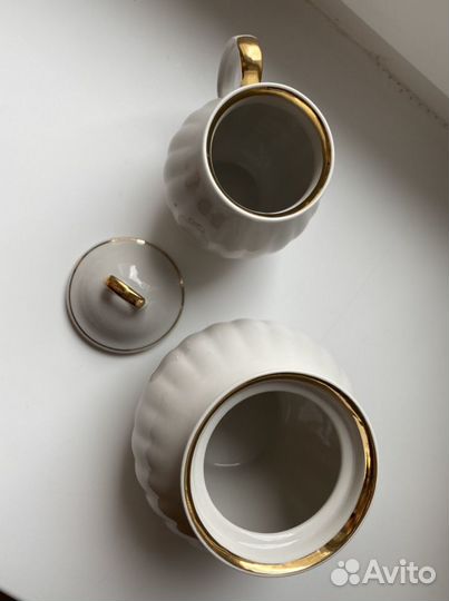 Чайный сервиз СССР молочник и сахарница