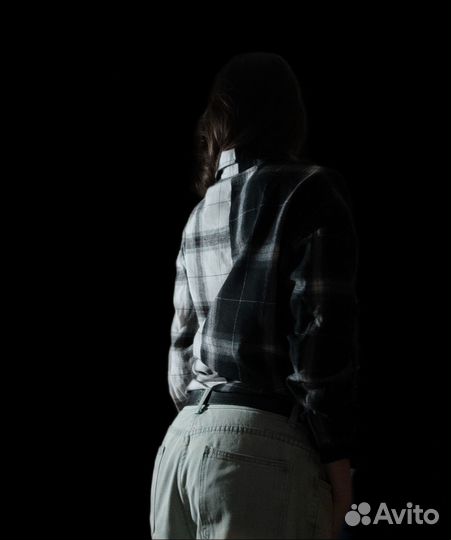 Рубашка в клетку женская 42 44