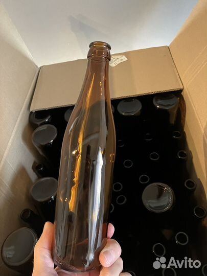 Стеклянная бутылка 0.5л