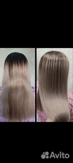 Сложное окрашивание волос air тач колорист