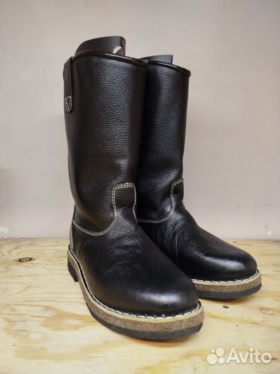 Унты кожаные мужские зимние