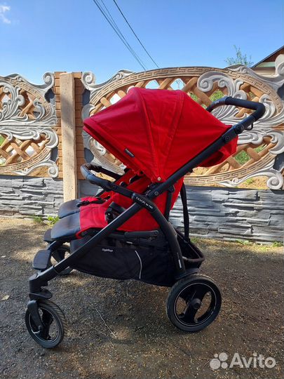 Коляска для двойни peg perego