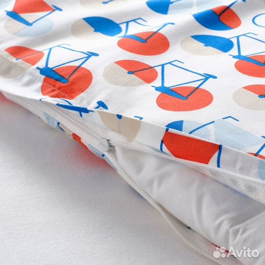 Постельное белье велосипеды Спортслиг 150*200 IKEA