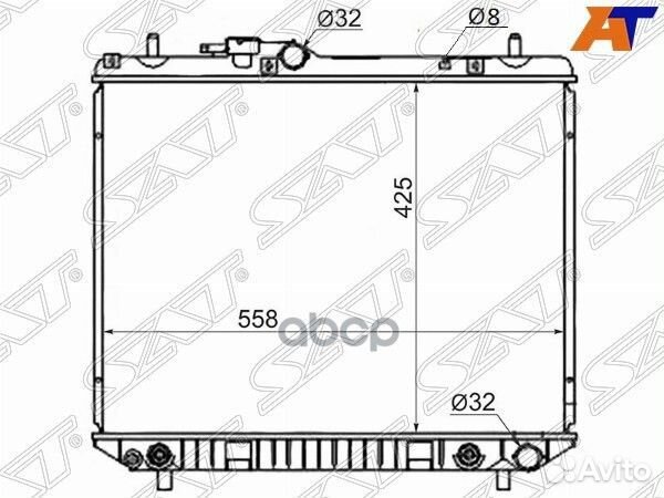 Радиатор Daihatsu Terios 97-06 / Terios Kid 98-06