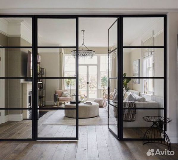 Межкомнатные лофт перегородки и двери