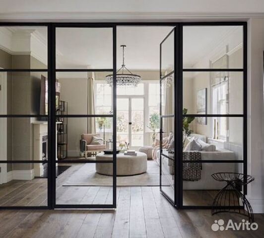 Межкомнатные лофт перегородки и двери