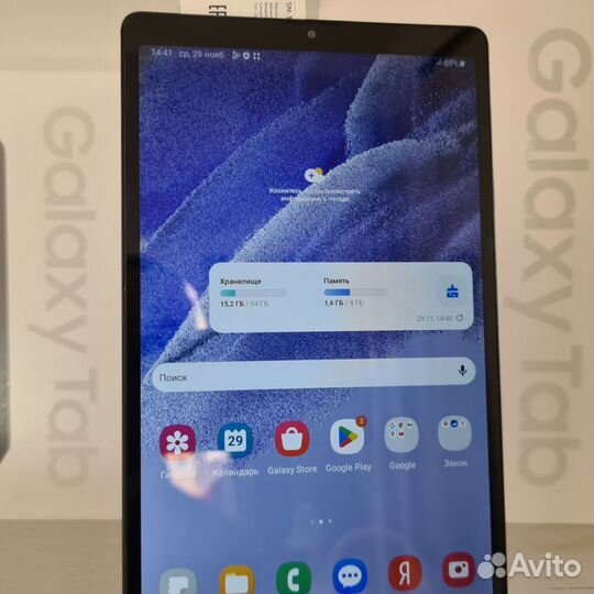 Планшет Samsung Tab A7 lite 64гб + сим