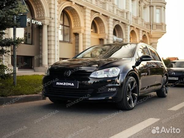 Литые диски в стиле RS6 R18 на Golf 6